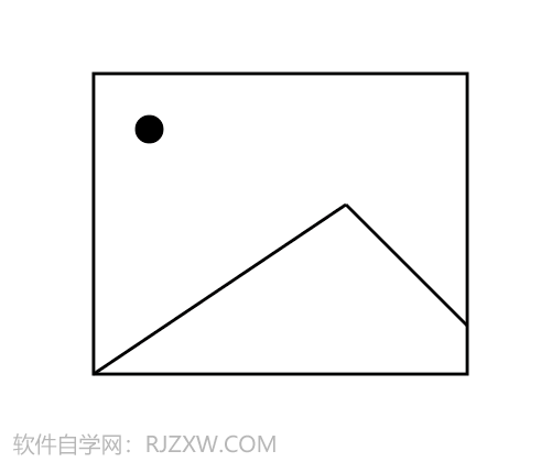 ai怎么画一个相片LOGO线框