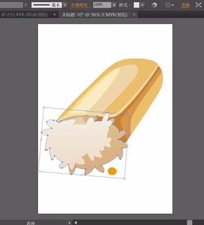 ai怎么画夹心面包