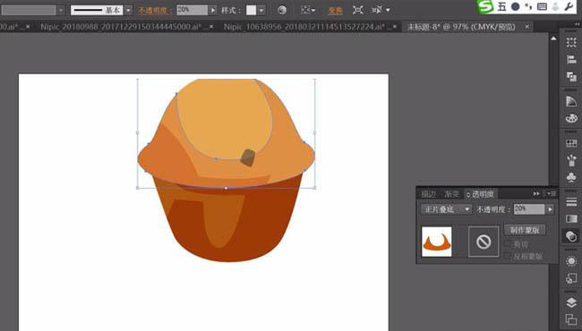 糕点图案用ai怎么画