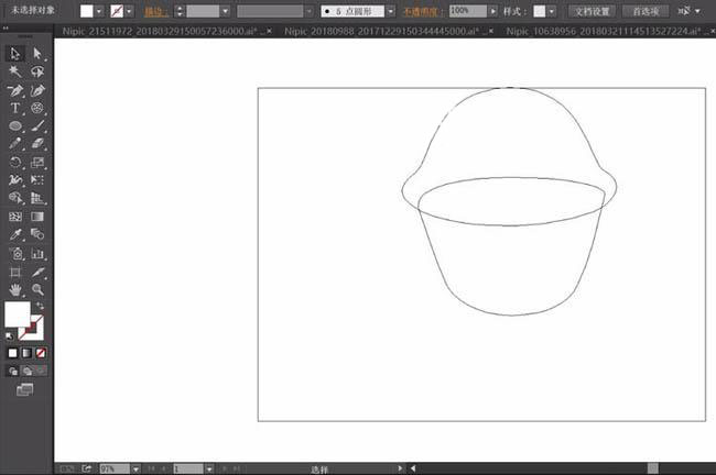 糕点图案用ai怎么画