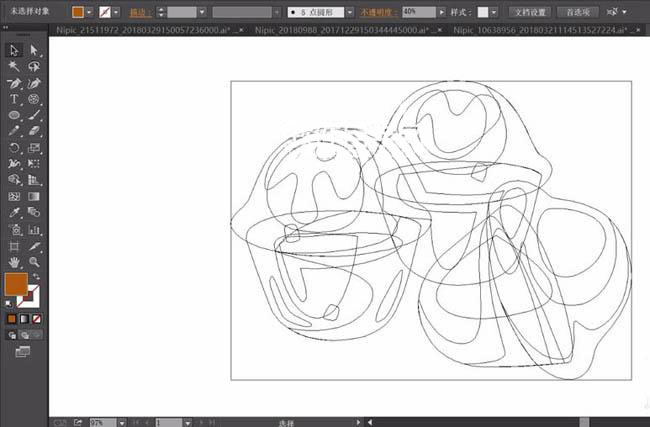 糕点图案用ai怎么画