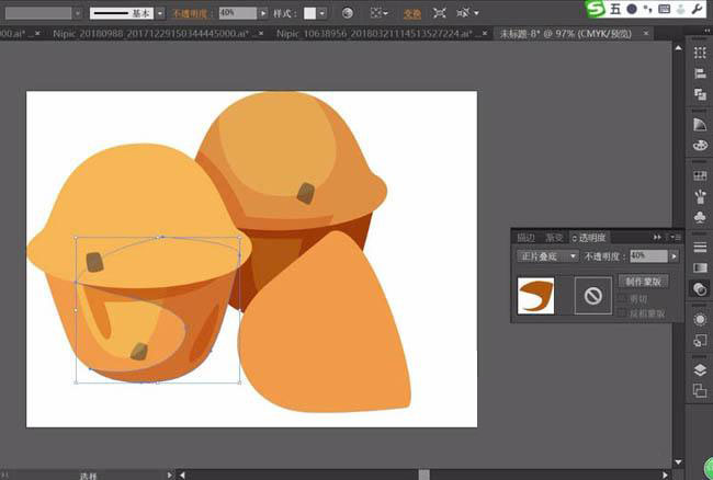 糕点图案用ai怎么画