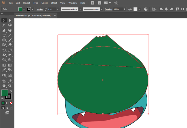 ai妙蛙种子怎么画