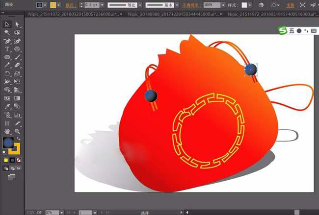 古代钱袋怎么画