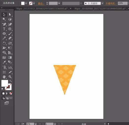ai冰激凌怎么画
