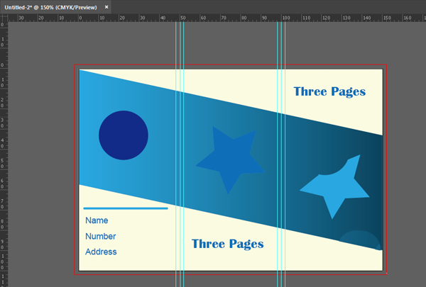 三折页的宣传海报怎么用ai软件做
