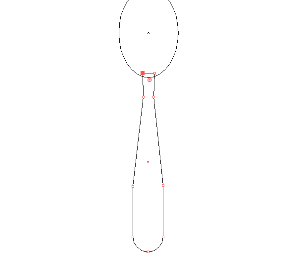 ai怎么画一把勺子