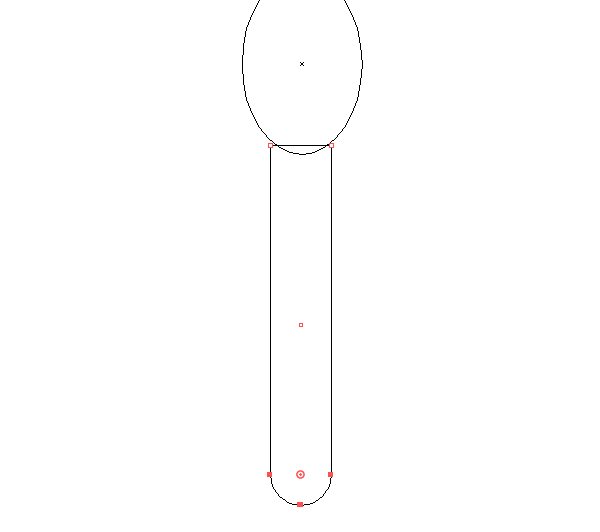 ai怎么画一把勺子