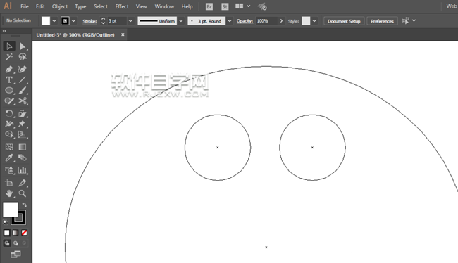 ai怎么画一个细菌小子头像