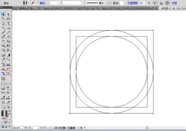 ai怎么绘制一个指南针