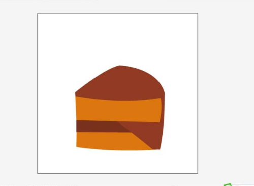 ai怎么绘制一块小蛋糕