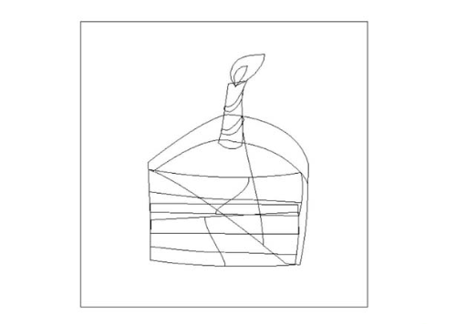 ai怎么绘制一块小蛋糕