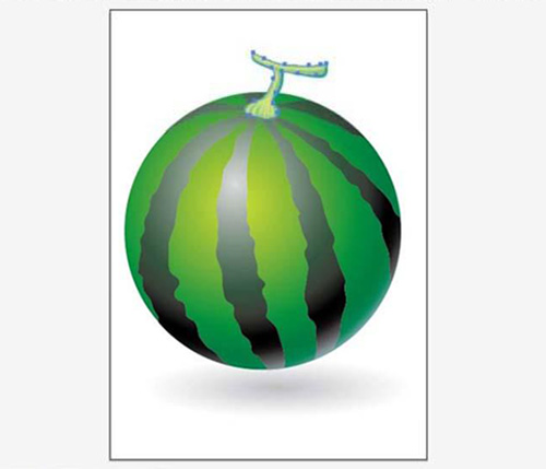 ai如何画一个大西瓜图形