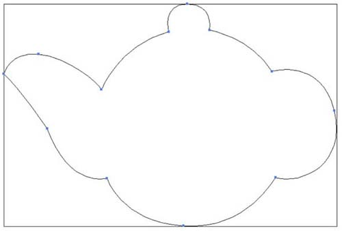 怎么用ai画一只茶壶图标
