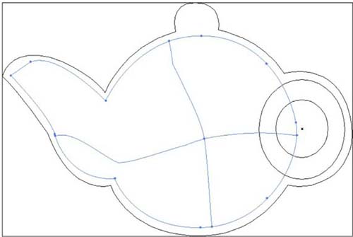 怎么用ai画一只茶壶图标