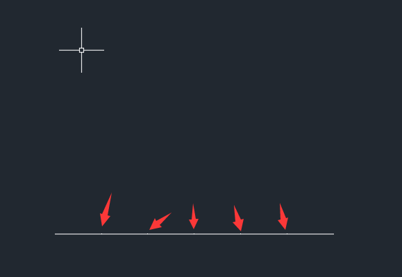 CAD2018直线怎么分成6份