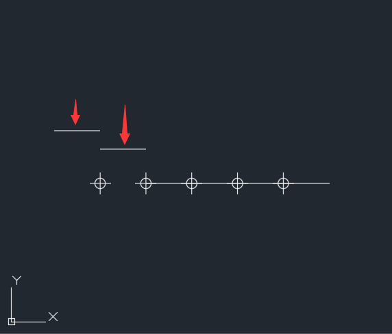 CAD2018直线怎么分成6份