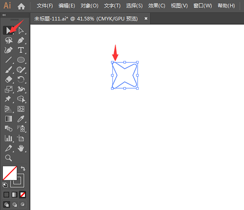 ai如何画一个精选图标