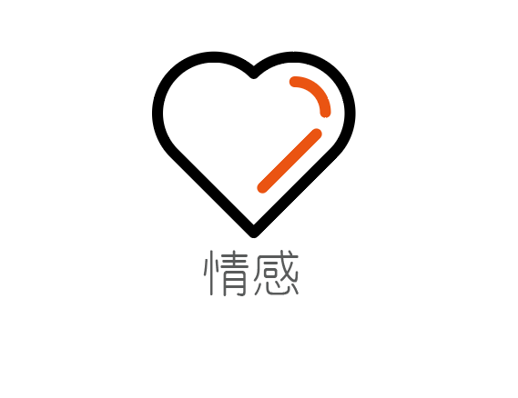 如何用ai矩形绘制一个心形情感图标