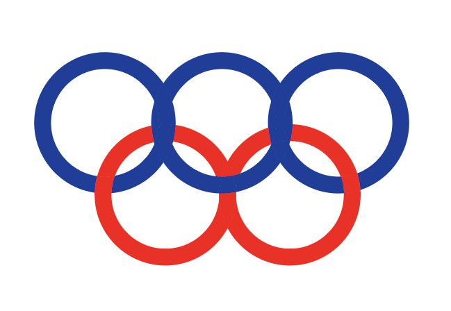 如何用ai软件画一个五环图标