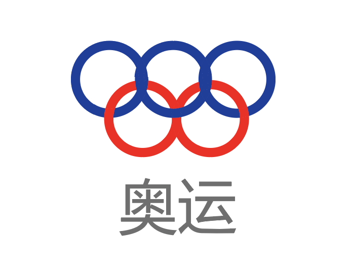 如何用ai软件画一个五环图标