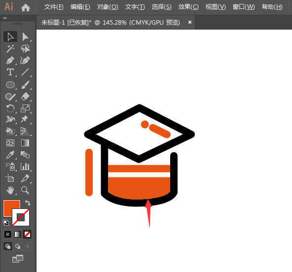 ai如何设计教育logo图标