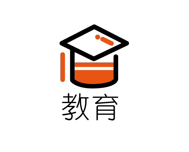 ai如何设计教育logo图标