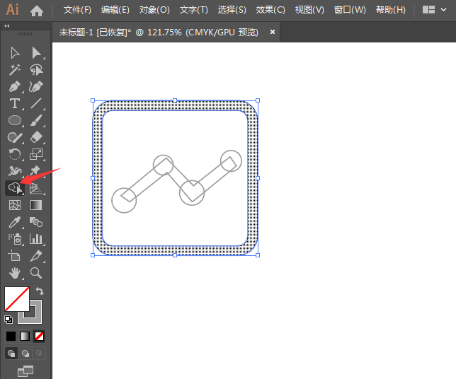 ai软件怎么画一个财经图标