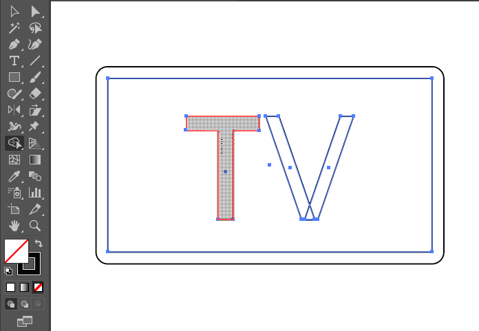 ai矩形怎么生成一个卫视图标