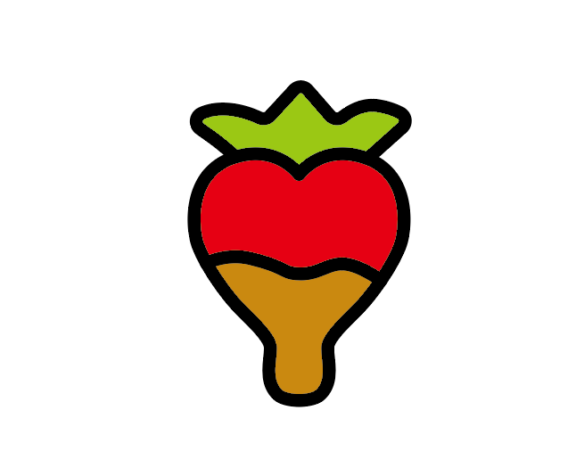 ai怎么画一颗心形草莓