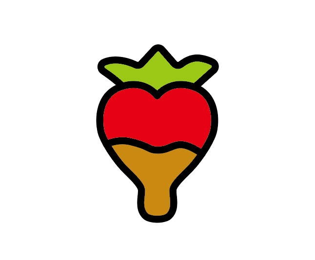 ai怎么画一颗心形草莓