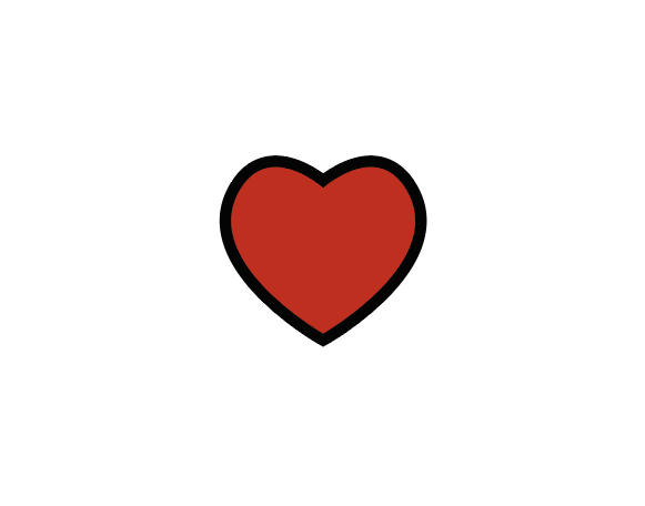 ai怎么画一个对称的心形