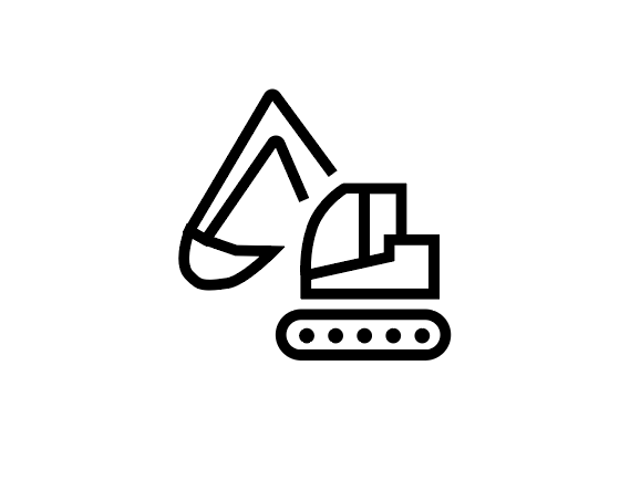 ai怎么画简化的挖土机图案