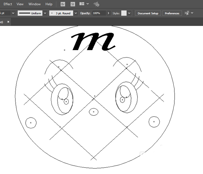 ai如何画面包LOGO头像