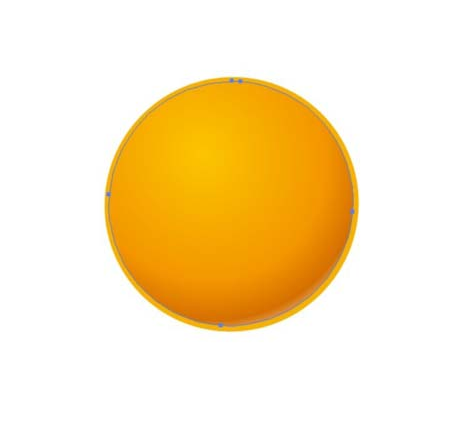 ai怎么画桔子效果图