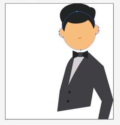 ai格式的餐厅服务员怎么画