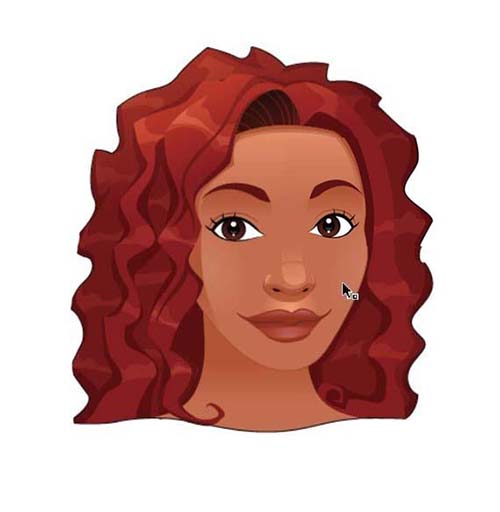 AI怎么画红发头像