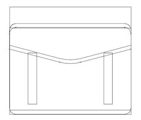 用AI矩形怎么设计手提包效果