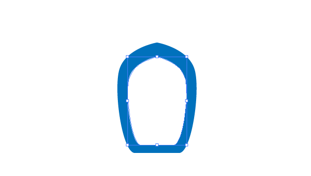 ai怎么用对称方法画洗衣液瓶图形