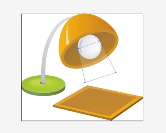 AI怎么绘制学习台灯
