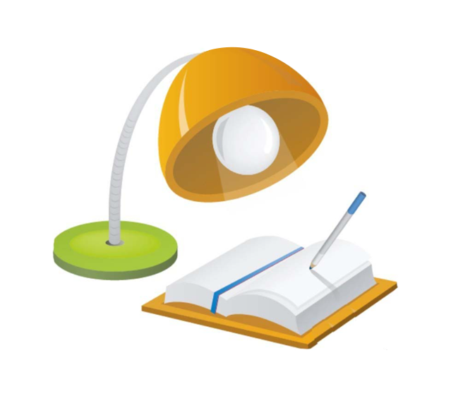 AI怎么绘制学习台灯