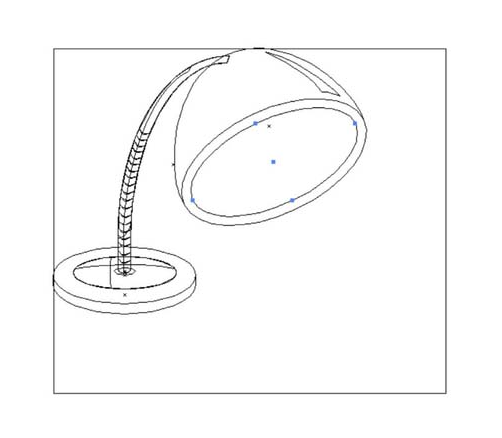AI怎么绘制学习台灯