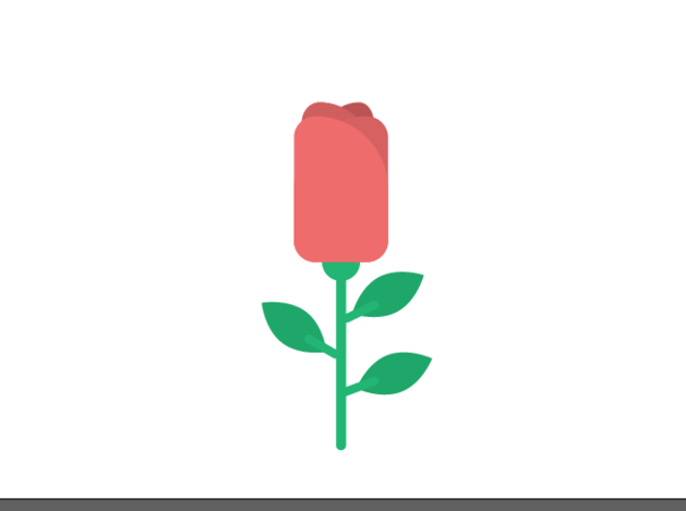 使用AI矩形绘制小花教程