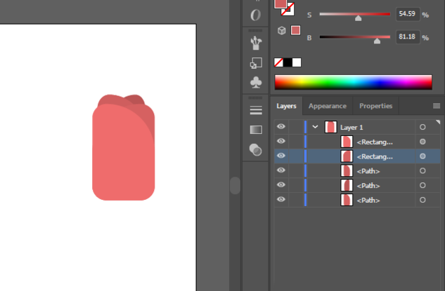 使用AI矩形绘制小花教程