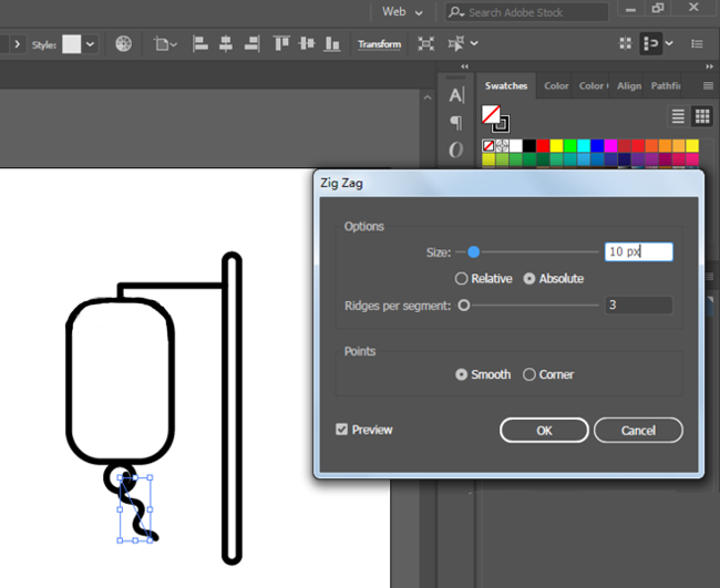 ai怎么绘制吊瓶标志