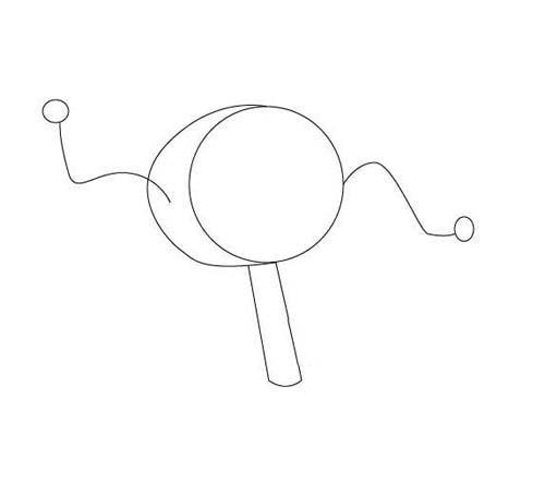 ai儿童拨浪鼓玩具怎么画