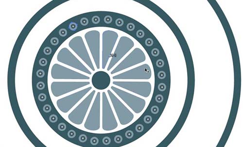 ai怎么画阵列图案