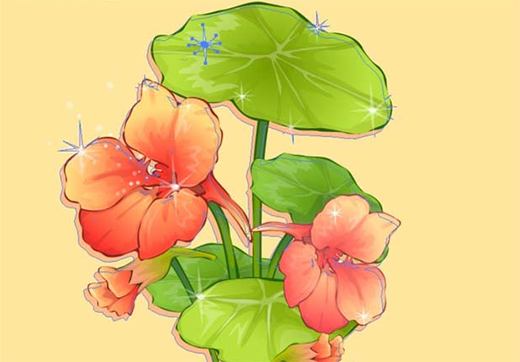 ai怎么绘制荷叶与荷花