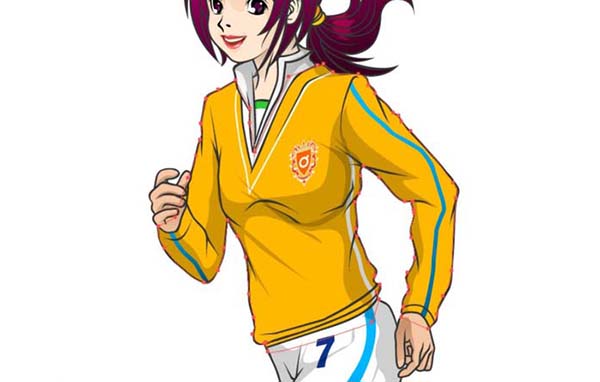 AI怎么绘制跑步的女孩