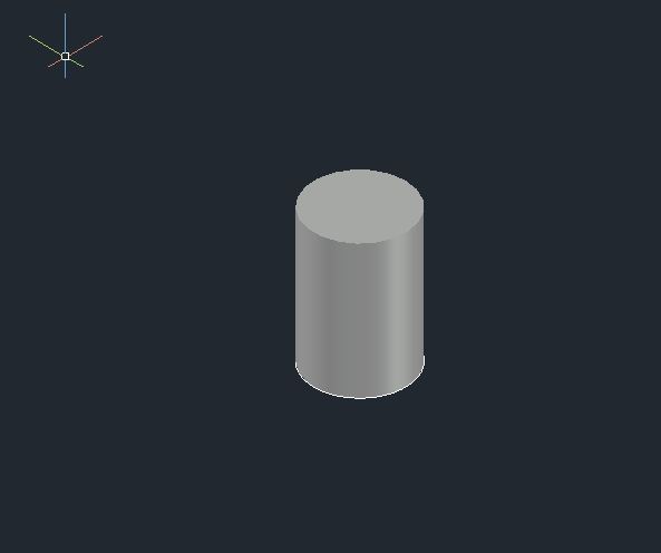 cad2018怎么按住并拖动圆为圆柱体